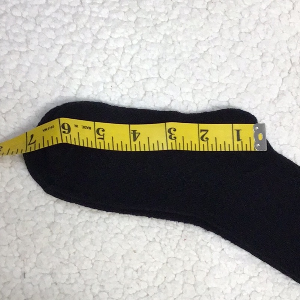 NWOT BLACK LACY BOOT SOCKS OS - Picture 5 of 6
